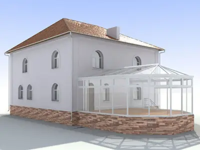 Country Cottage 3D model