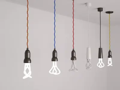 Pendant Light bulbs 3D model
