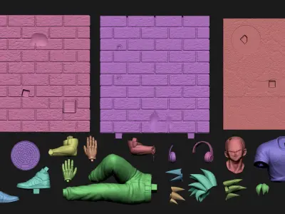 Goku - Street Style 3D print model