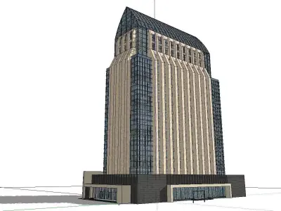 vacation spot-Resort-Fashion Leisure Hotel-0118 3D model