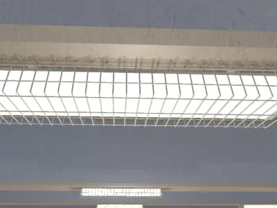Lamps light fixture in parking garage 3D model