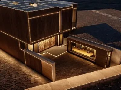 Casa Villa - 2 Modern SketchUp 3D Model 3D model