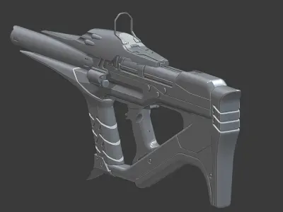Necrosis THE RECLUSE Destiny 2 gun  3D print model