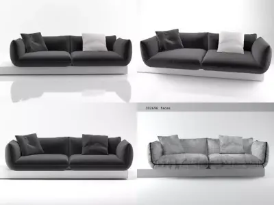 Jalis sofa 01 3D model
