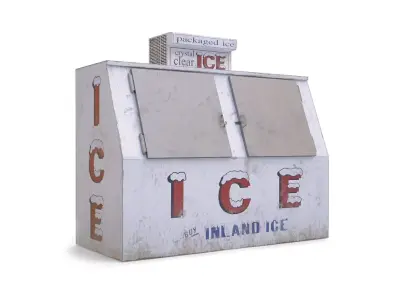 Ice Merchandiser Low-poly 3D model