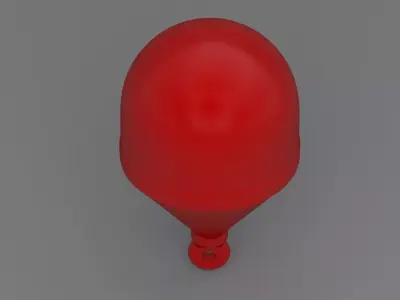 Sea Buoy Red 3D model