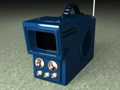 The Portable Television 3D model