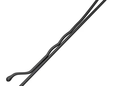 Bobby Hairpins all color 3D model