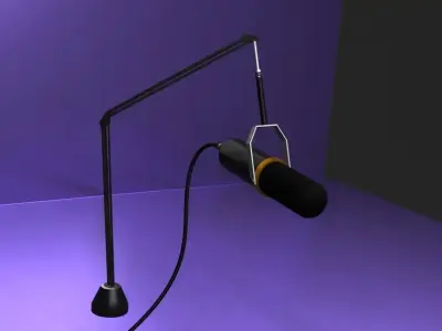 Microphone Free 3D model