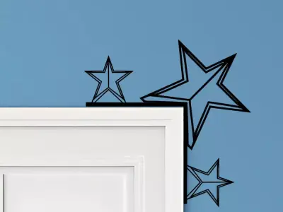 Star Door Corner Decor 3D print model