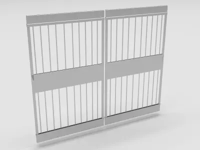 Gate Doors 3D model
