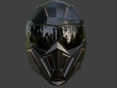 SCI FI HELMET 3D model
