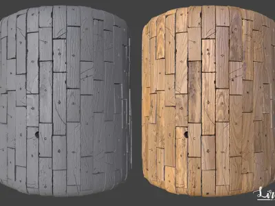Procedural Wood Plank Texture