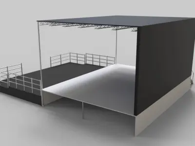 Stage Line SR12 - Concert Scene 3D model