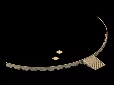 Moon City - Embankment 12 3D model