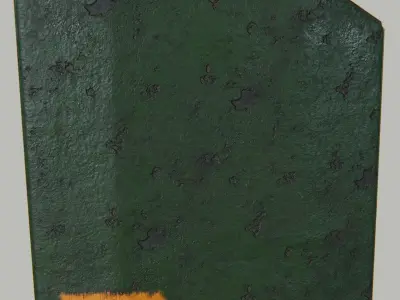 JerryCan - RedGreen - Extremly LowPoly Low-poly 3D model