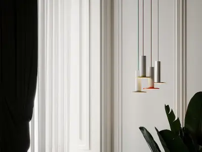 CIELO HI-BRIGHT PENDANT By Pablo Pardo 3D model