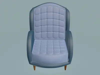 Armchair number seven 3D model