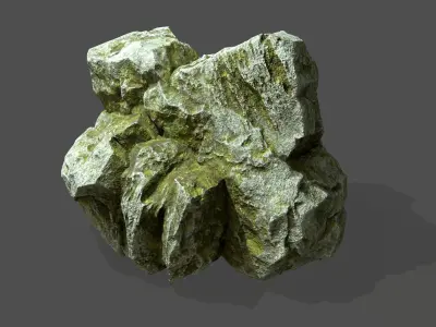 Rock Collection 020 Low-poly 3D model