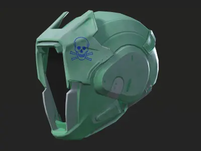 Project 1 - Green Assassin  Low-poly 3D model