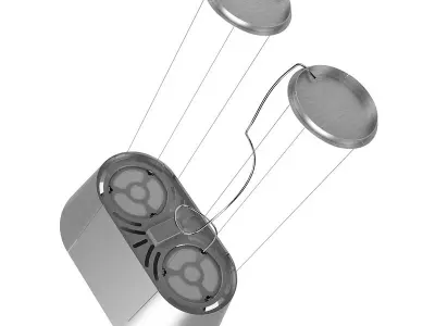 Hanging Kitchen Hood 1 3D model