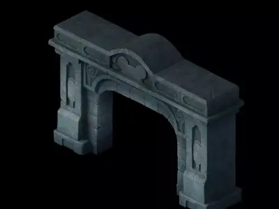 The Palace - Shimen 02 3D model