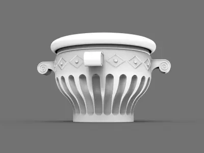 Pillar top Design Free 3D model