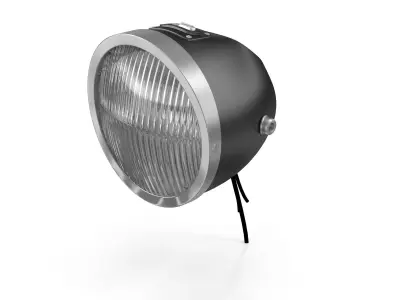 Motorcycle Vintage Head Light 3D model
