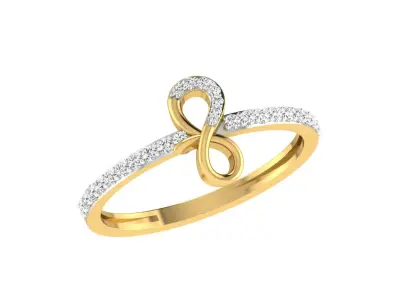 Women Ring Render 3dm STL OBJ FBX  3D print model