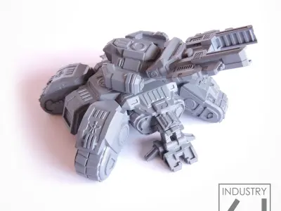 Siege Tank 3D print model