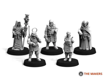 Universal Guard - War Council 3D print model