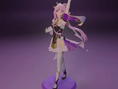 Fu Xuan from Honkai Star Rail 3D print model