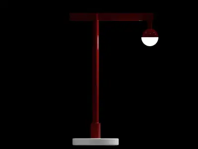 Desk lamp Lowpoly Low-poly 3D model