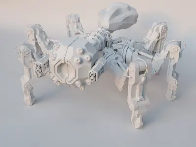 Robotic Spider - Sci Fi - Character 3D model