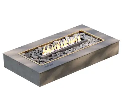 MODERN fireplace 893 Low-poly 3D model