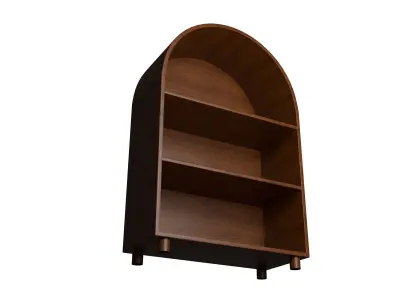 Free 3D Model Arch Kids Bookshelf 122cm Free 3D model