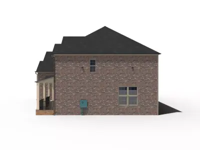 Upper Class Family House 3D model