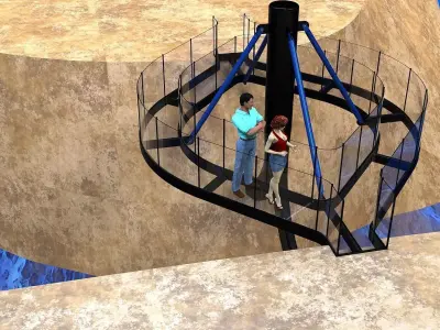 Bridge design Free 3D model