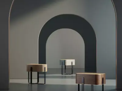 Furniture Bedside cabinet 002 3D model