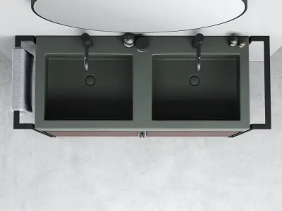 Ceramica Cielo Narciso Doppio Washbasin  3D model