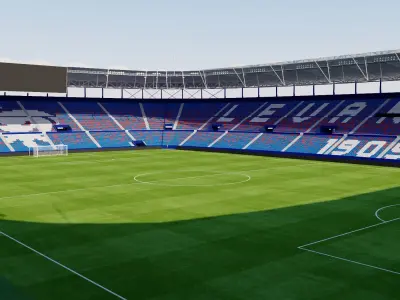 Estadio Ciutat de Valencia - Valencia Spain 3D model