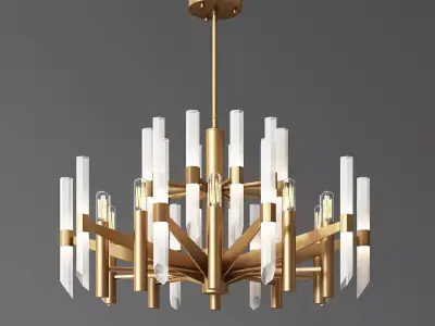 Nordic crystal chandelier 3D model purchase
