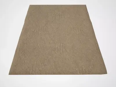 Contemporary Carpet - Rug 11 Low-poly 3D model