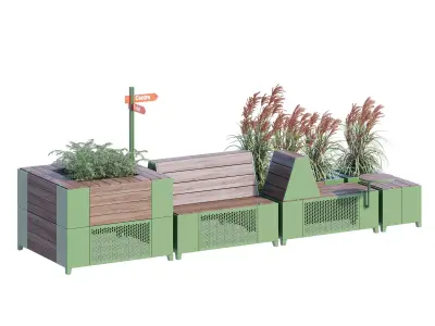 Parkly system two 3D model