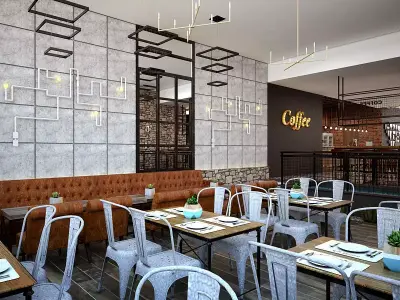 Coffee Shop 3D model