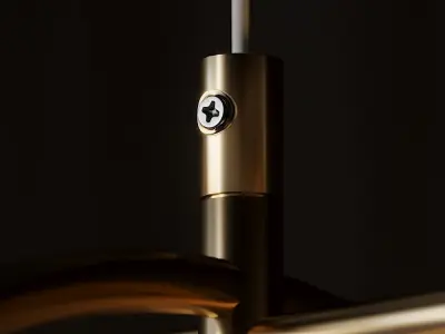 Eclipse Linear Suspension By Matteo Lighting 3D model