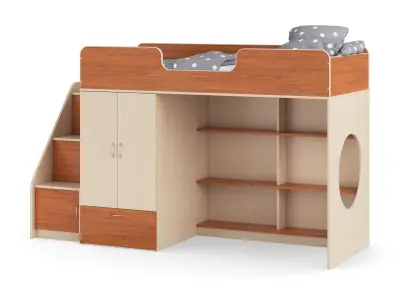 Legenda K03 and LY11 childrens modular bed 3D model