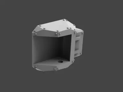 Armored Might - Large Sponsons - Omni Slot 3D print model
