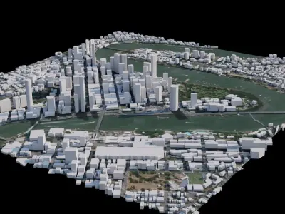 Brisbane - Australia 3D model