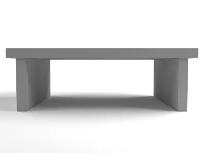 Hooker Furniture - Miramar Carmel Lorrain Rectangular Cocktail Low-poly 3D model